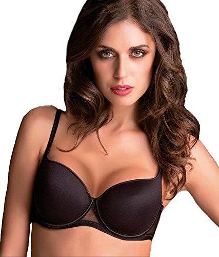 Love & Bra Reggiseno Leggermente Imbottito Coppa C in Microfibra e Tulle (4) - Home Shopping Italia 