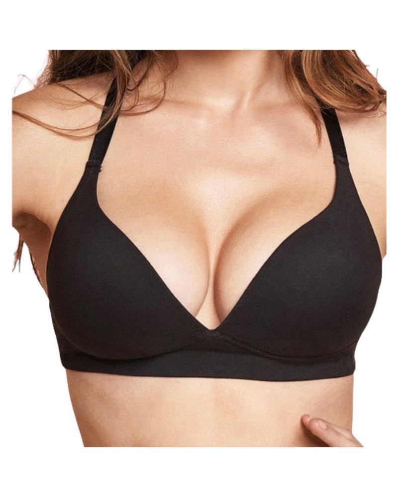 LORMAR Reggiseno Donna a Balconcino, Linea Naturale, in Microfibra Liscia Ultra Soft Spazzolata al Carbonio, con Coppe Imbottite Soft Touch e Scollatura Profonda, Senza Ferretto.
