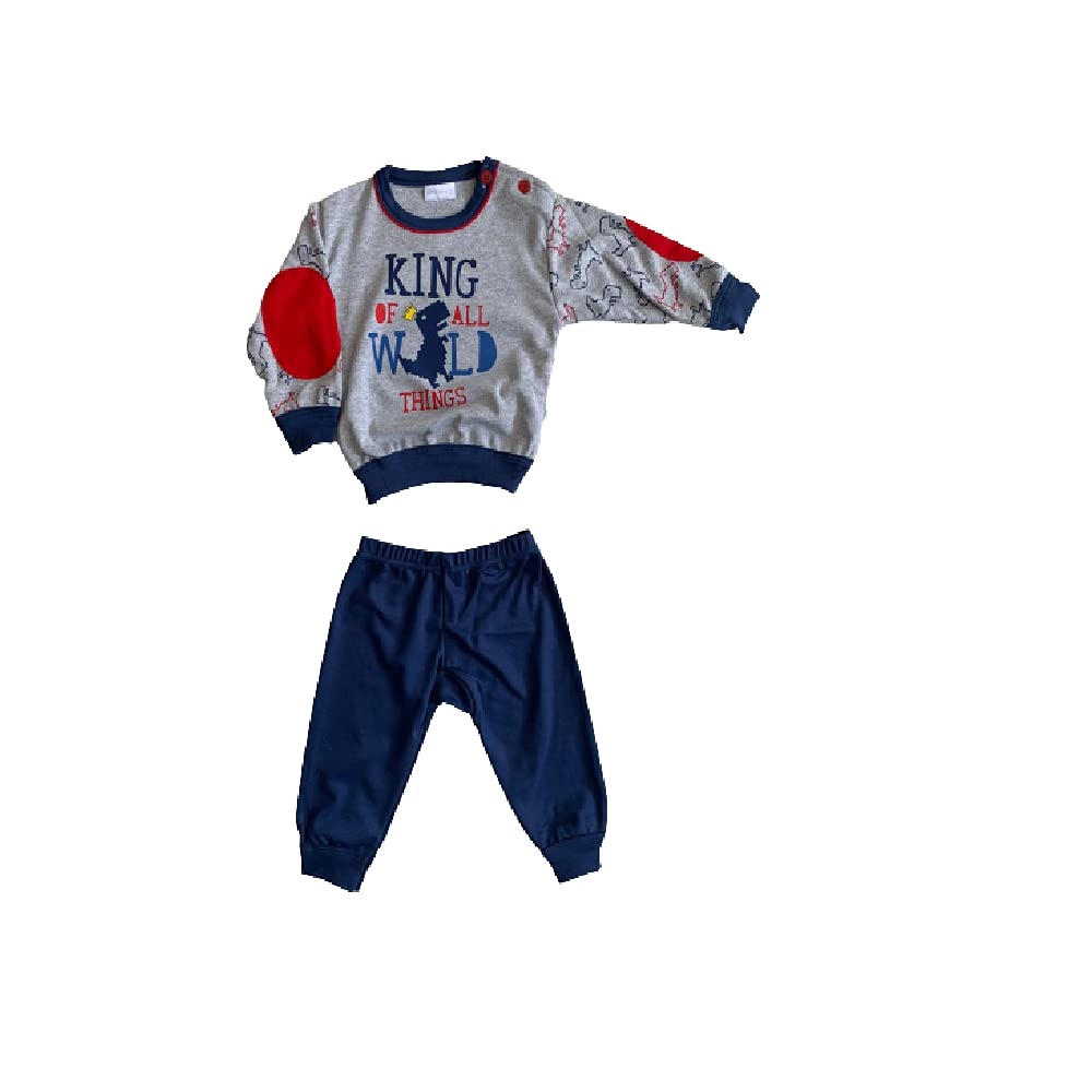 Pigiama da Neonato Spalla Aperta Lungo a Due Pezzi Varie Taglie e Modelli - Primero - Home Shopping Italia 