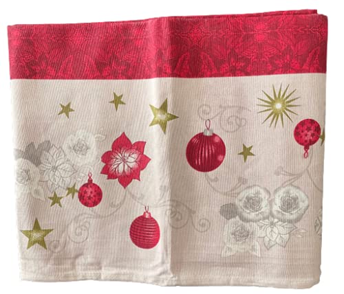 Sommaruga Tovaglia natalizia tovaglia a tema natale diversi colori per sei posti x 12 posti stile italiano - Home Shopping Italia 