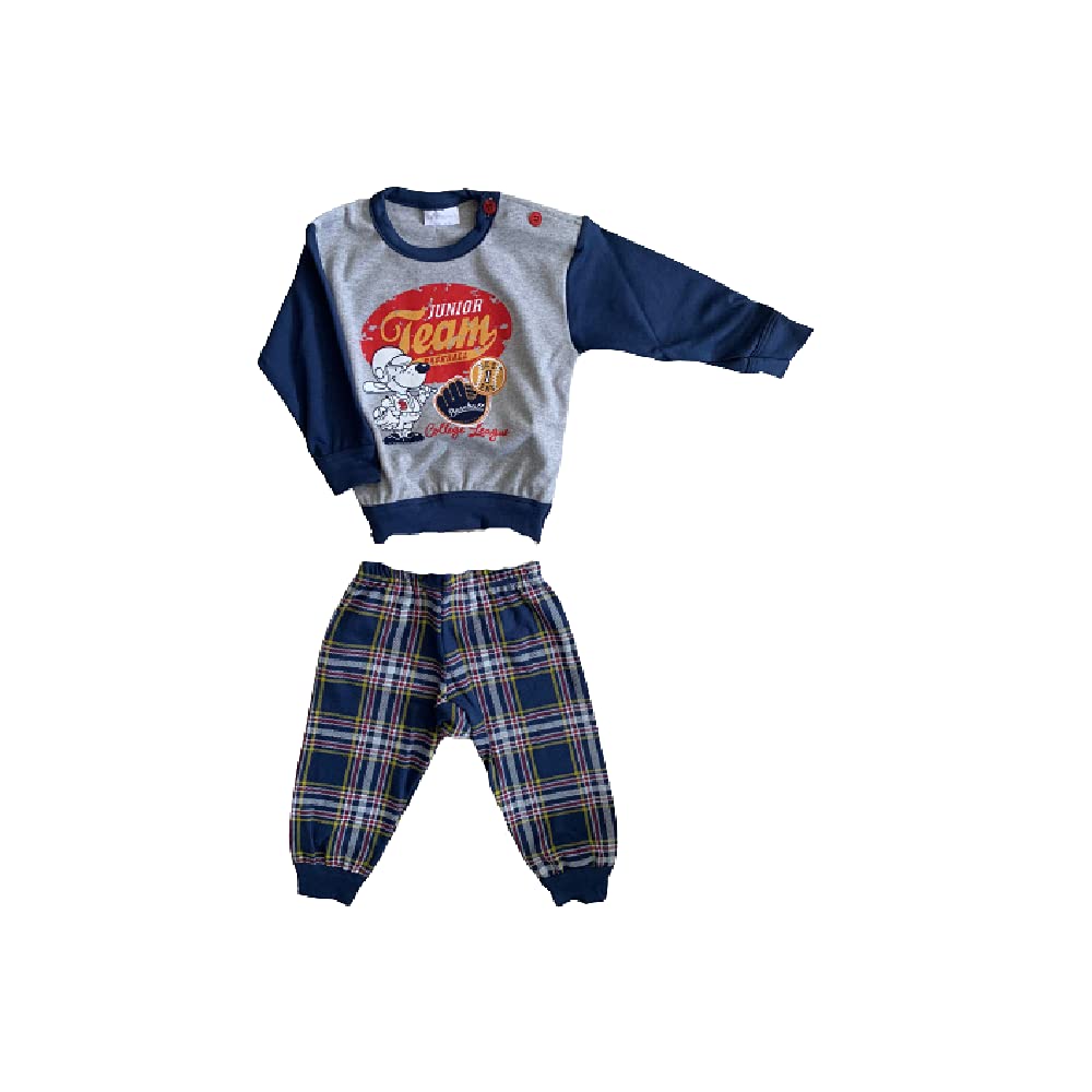 Pigiama da Neonato Spalla Aperta Lungo a Due Pezzi Varie Taglie e Modelli - Primero - Home Shopping Italia 