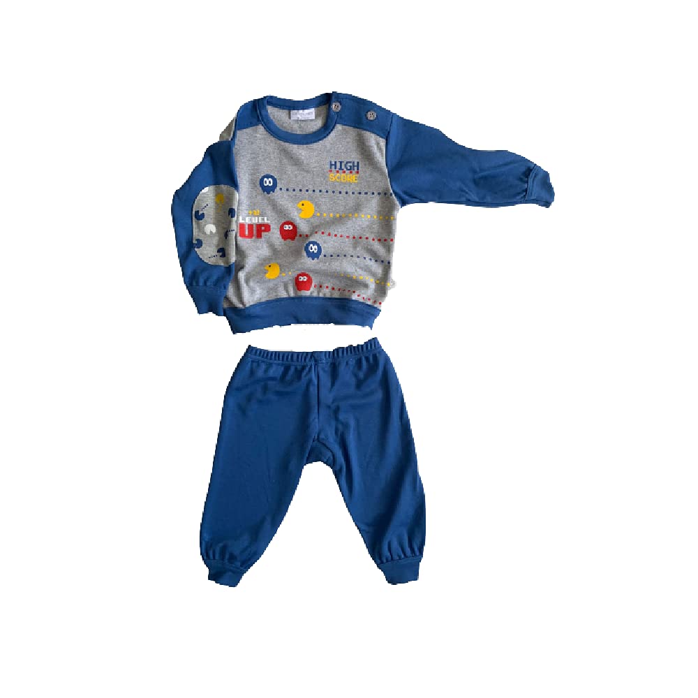 Pigiama da Neonato Spalla Aperta Lungo a Due Pezzi Varie Taglie e Modelli - Primero - Home Shopping Italia 