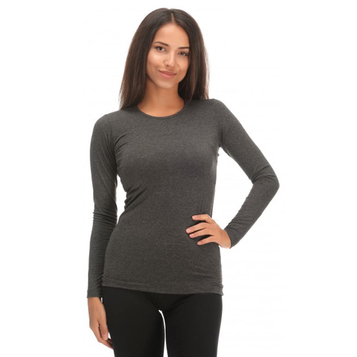 JADEA - Camiciola Manica Lunga Donna 4055