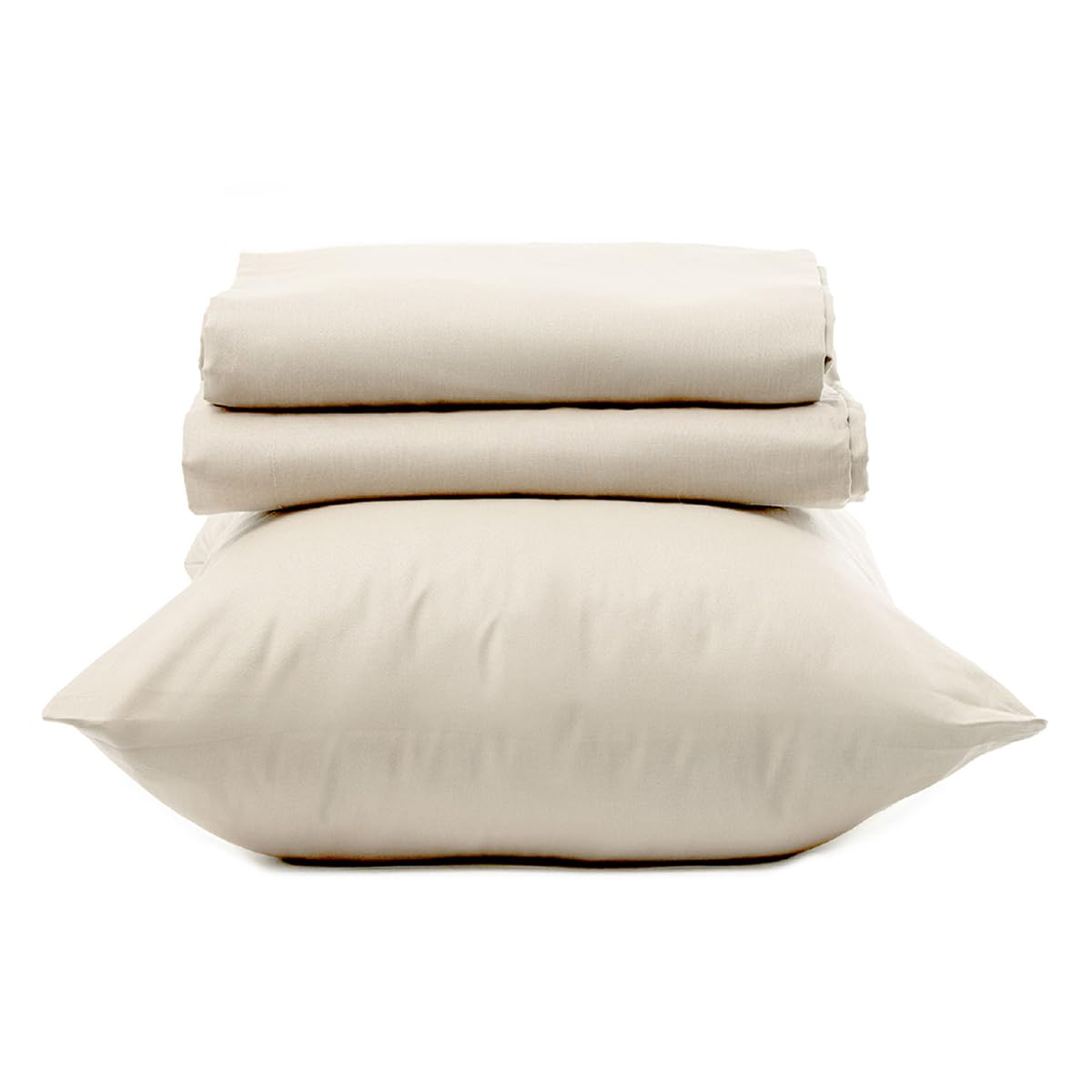 Intrecci Home Completo Lenzuola Matrimoniale, Set Lenzuola in Puro Cotone, Lenzuolo sopra 260x300cm + Lenzuolo sotto 180x200+30cm + 2 federe 52x82cm, Made in Italy, Elegante, Confortevole, Tinta Unita Home Shopping Italia 