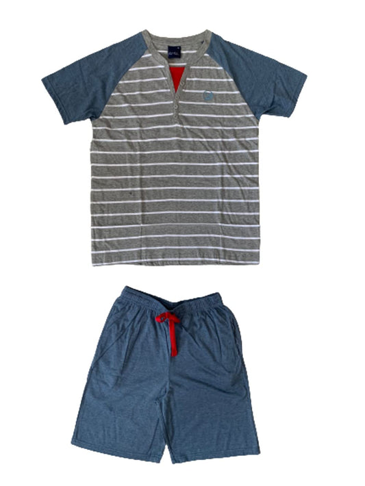 Pigiama Serafino Uomo Due Pezzi Corto Vari Articoli e Colori - Paul Martin - Home Shopping Italia 