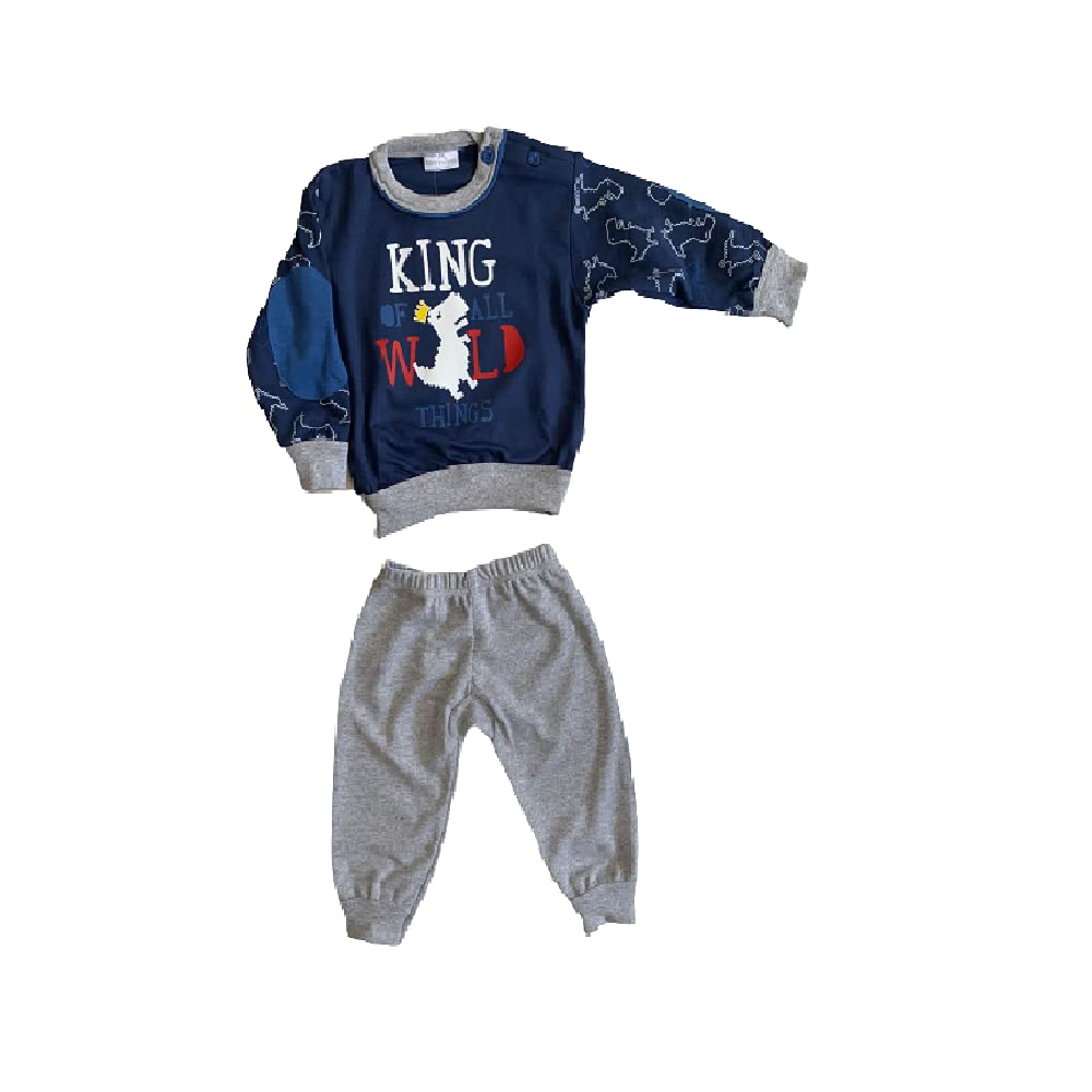 Pigiama da Neonato Spalla Aperta Lungo a Due Pezzi Varie Taglie e Modelli - Primero - Home Shopping Italia 