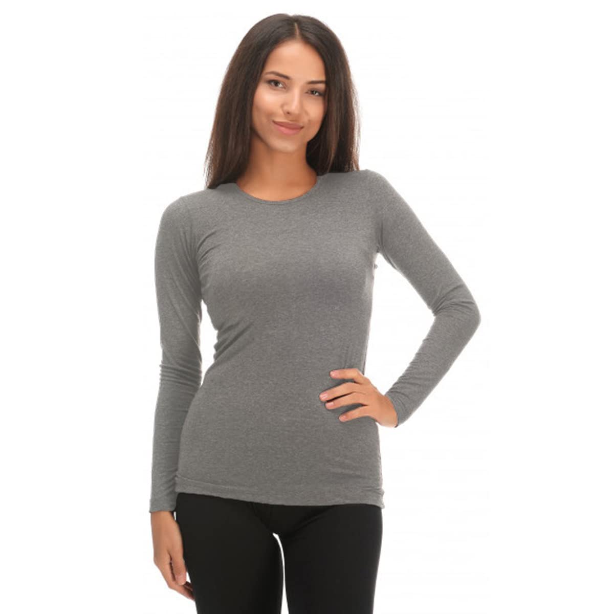 JADEA - Camiciola Manica Lunga Donna 4055