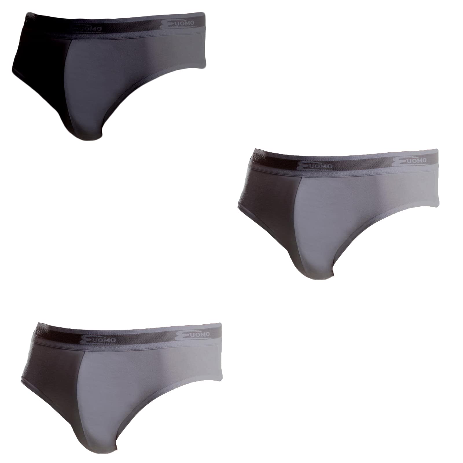Cotonella 6 Pezzi Slip Uomo L'Altra 2383 con Elastico Esterno