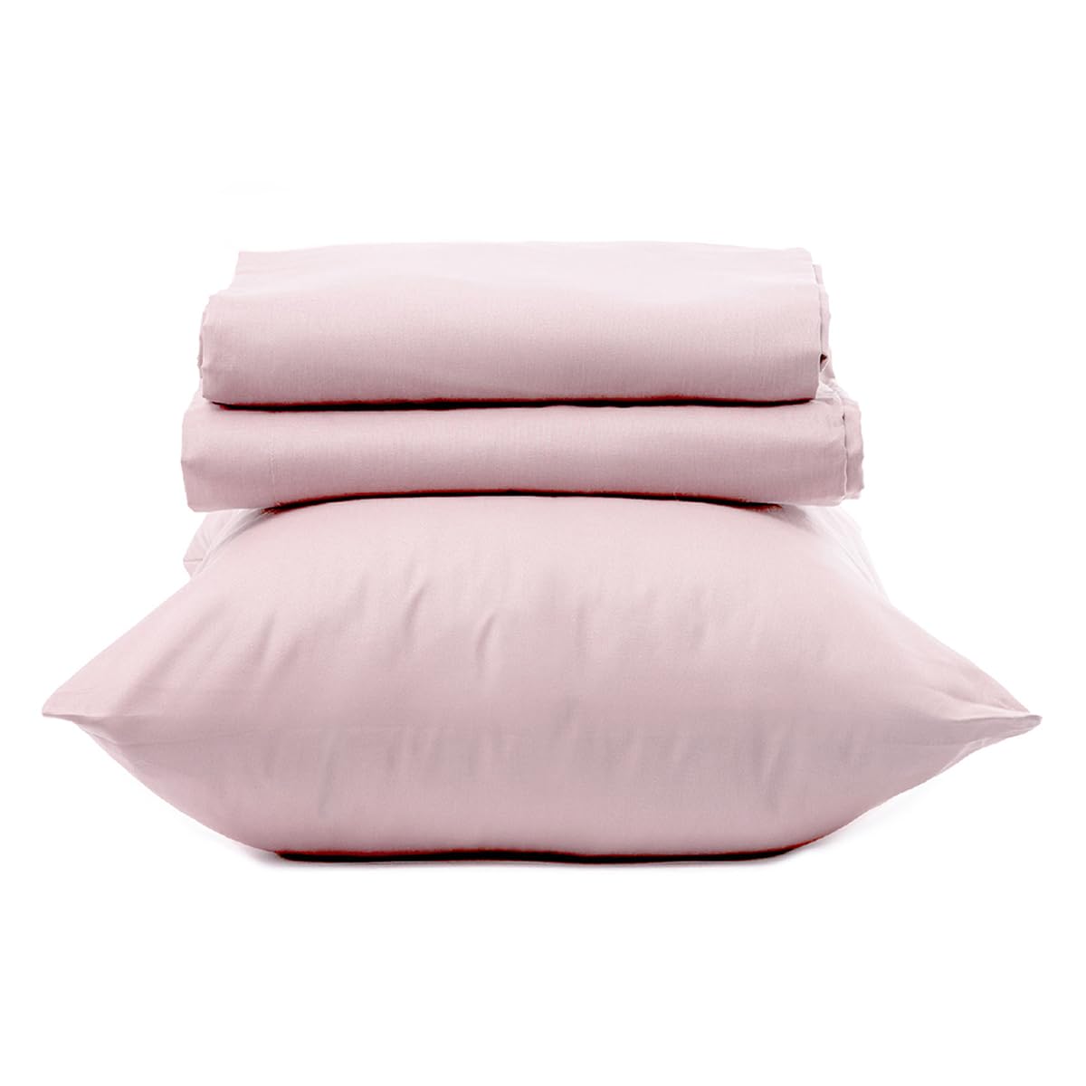 Intrecci Home Completo Lenzuola Matrimoniale, Set Lenzuola in Puro Cotone, Lenzuolo sopra 260x300cm + Lenzuolo sotto 180x200+30cm + 2 federe 52x82cm, Made in Italy, Elegante, Confortevole, Tinta Unita - Home Shopping Italia 