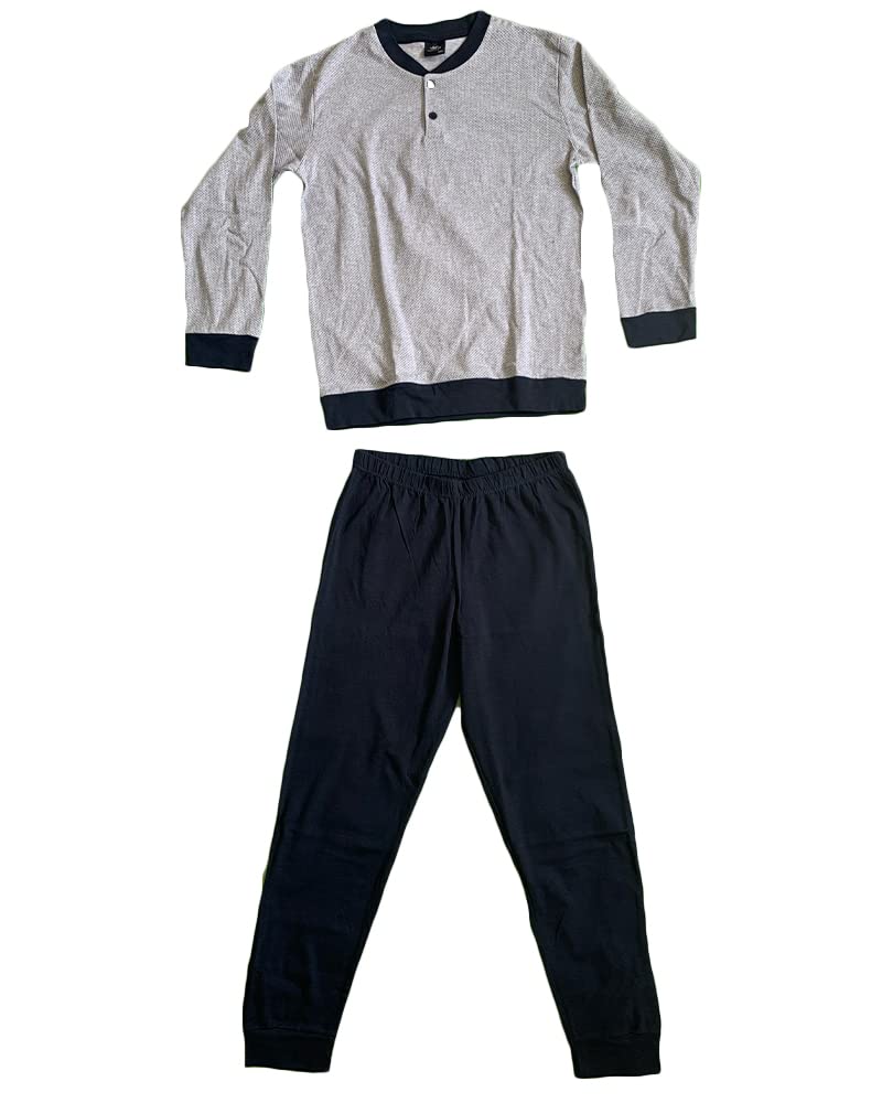 Pigiama Uomo Due Pezzi Manica Lungo Invernale - Il Granchio - Home Shopping Italia 