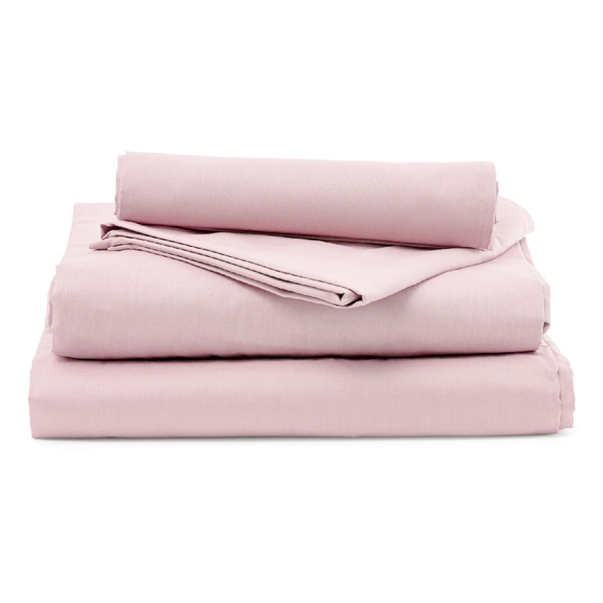 Intrecci Home Completo Lenzuola Matrimoniale, Set Lenzuola in Puro Cotone, Lenzuolo sopra 260x300cm + Lenzuolo sotto 180x200+30cm + 2 federe 52x82cm, Made in Italy, Elegante, Confortevole, Tinta Unita - Home Shopping Italia 