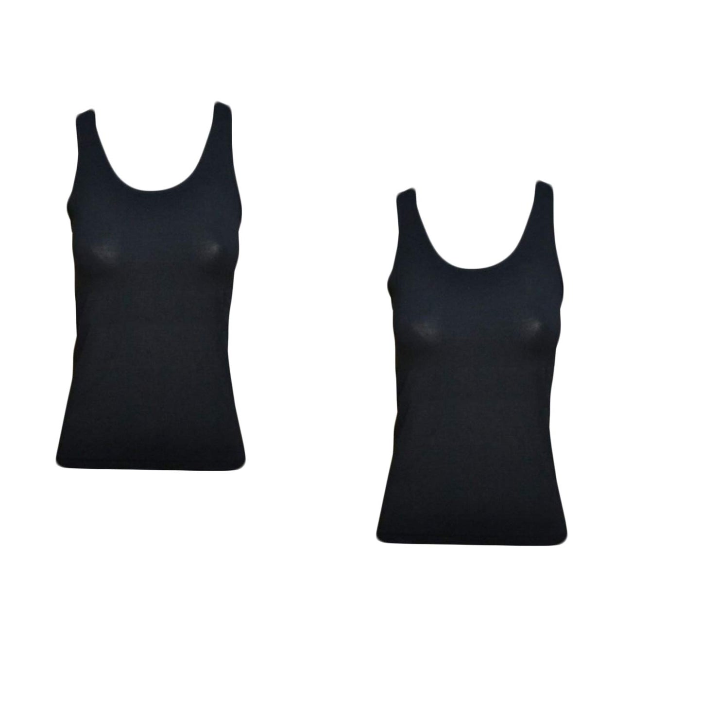 JADEA Offerta 2 Pezzi Canotta Donna in Cotone Elasticizzato, Canotta Donna Spalla Larga, Camiciola Multipack 80234182 Home Shopping Italia 