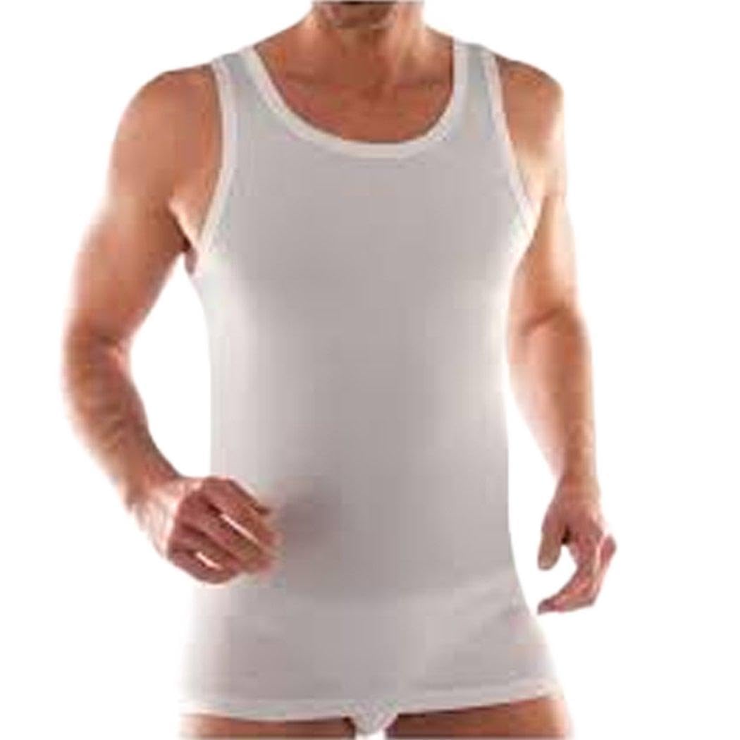 Liabel Canottiera Intima Uomo Spalla Larga Cotone Estivo 03828/1223 Disponibile nei Colori Bianco e Nero - Home Shopping Italia 