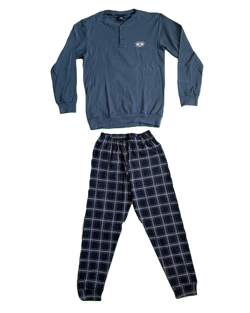 Pigiama Uomo Due Pezzi Manica Lungo Invernale - Il Granchio - Home Shopping Italia 