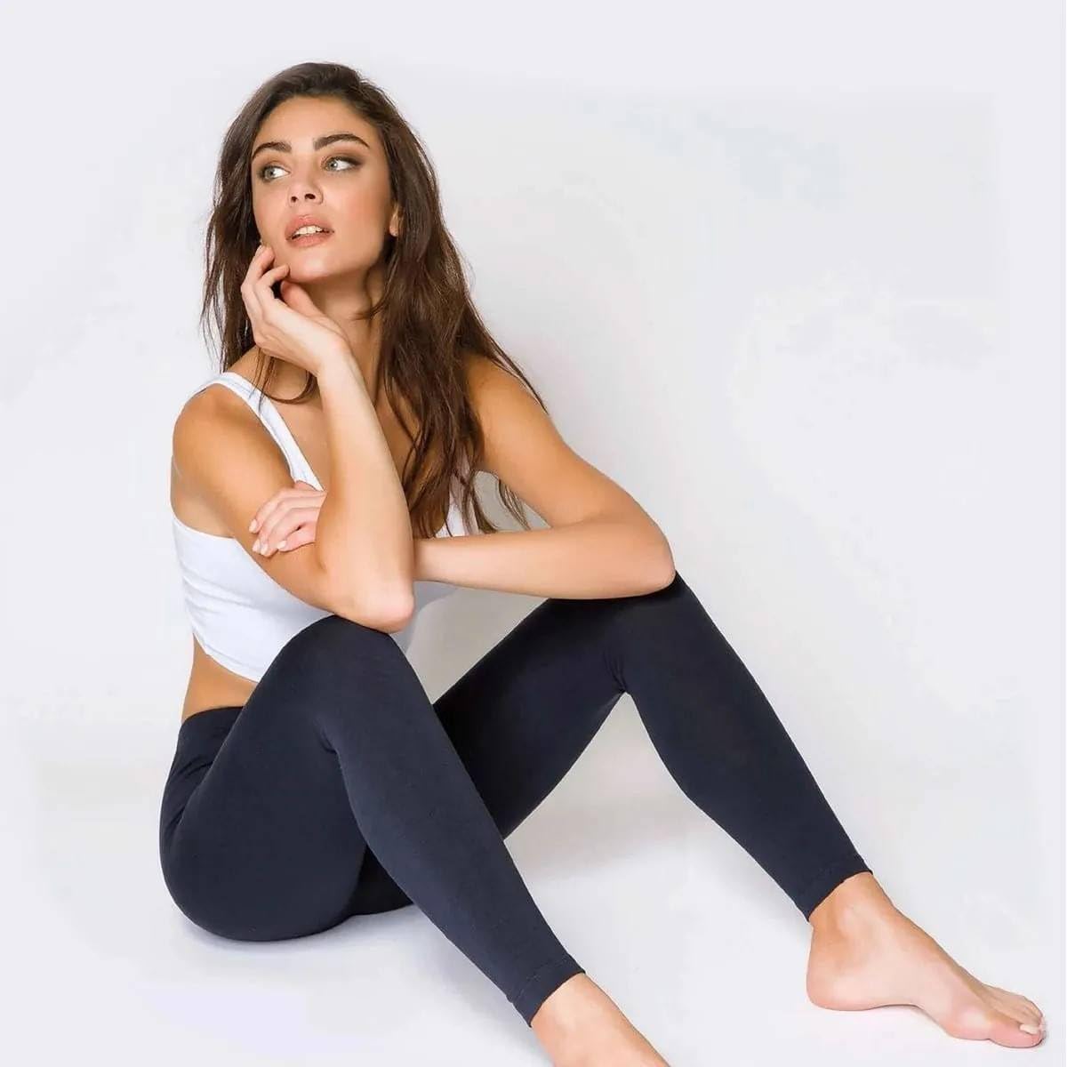 JADEA leggings donna art. 4192 cotone elasticizzato
