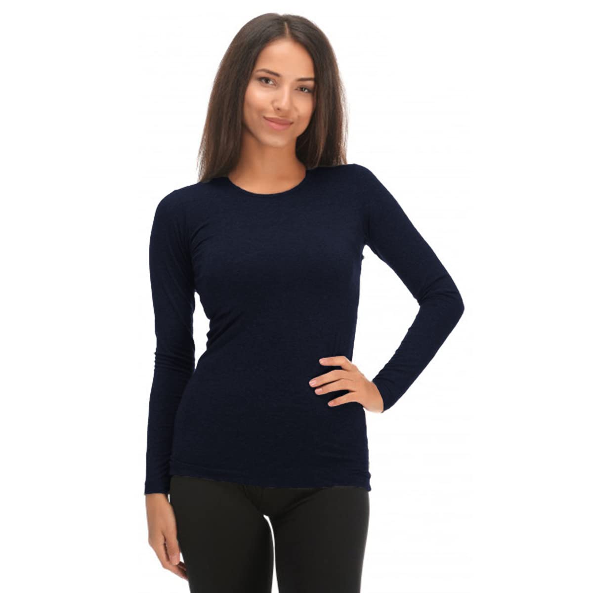 JADEA - Camiciola Manica Lunga Donna 4055
