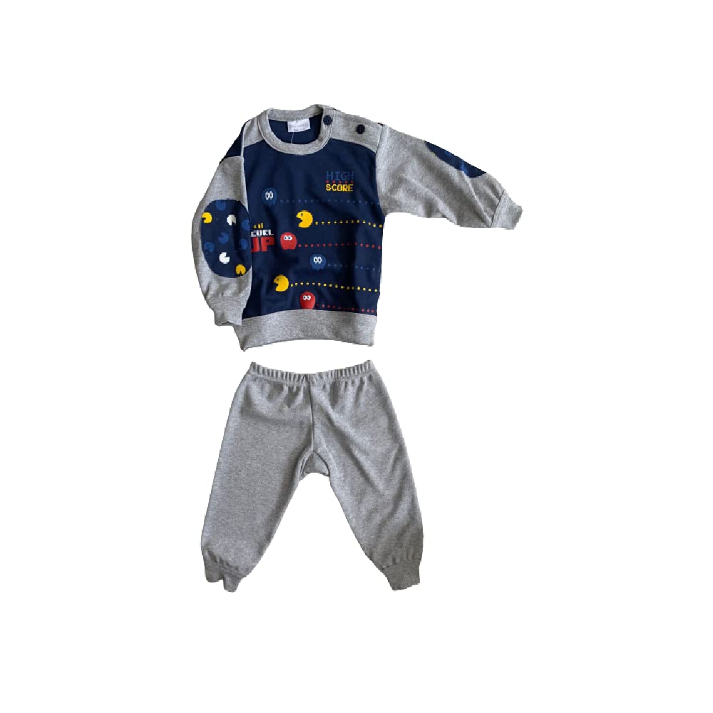 Pigiama da Neonato Spalla Aperta Lungo a Due Pezzi Varie Taglie e Modelli - Primero - Home Shopping Italia 