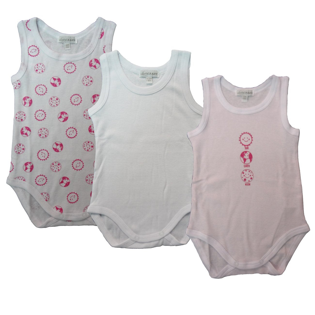 liabel 3 Body neonata/o Spalla Larga 100% Cotone Art. 05832B/T1457 - Home Shopping Italia 