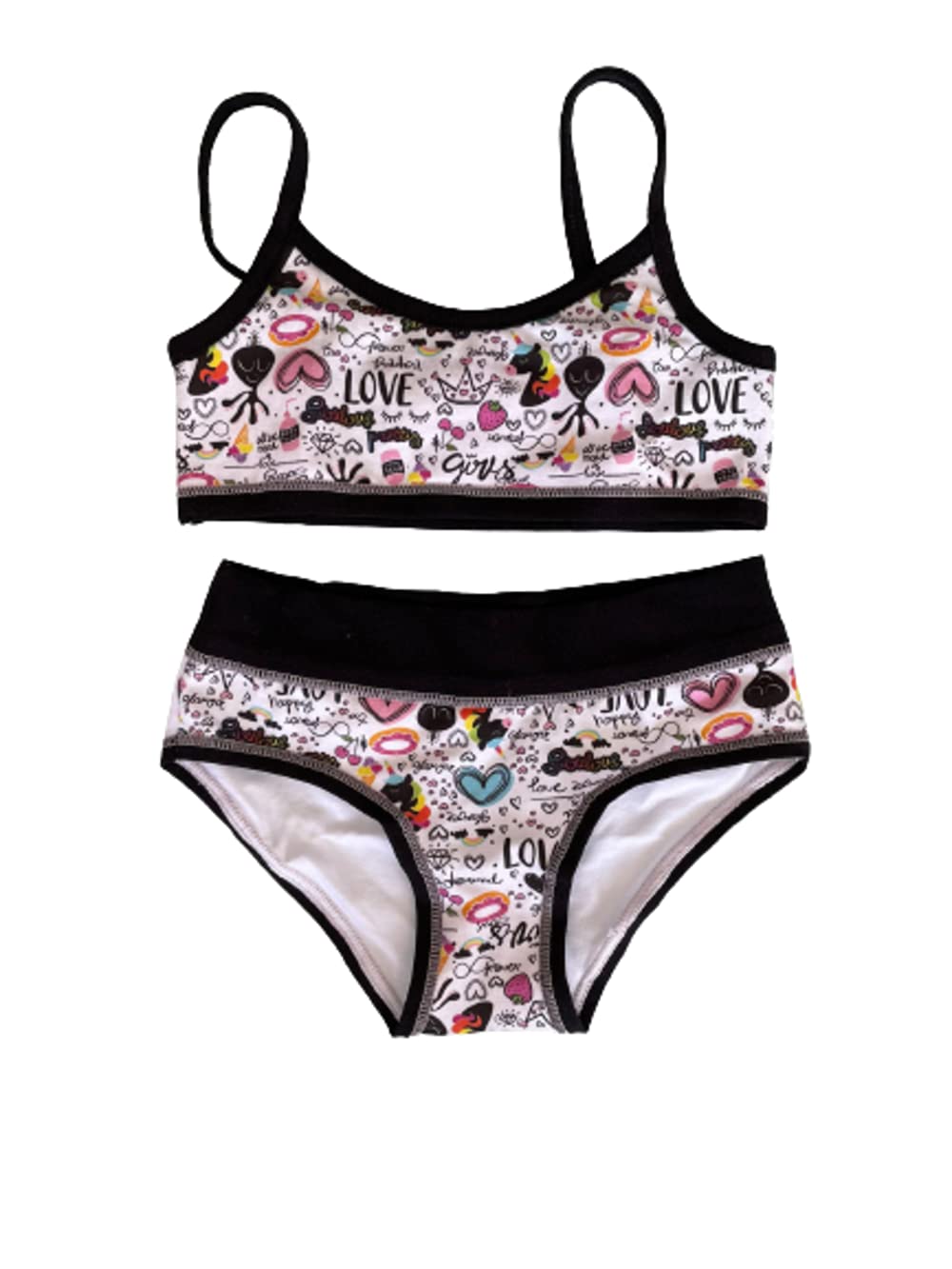 Coordinato Bambina e Ragazza Corpetto e Slip con bretelline Varie Fantasie Home Shopping Italia 