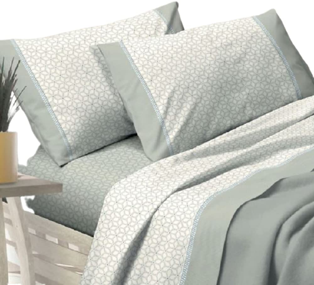 Completo lenzuola cotone anallergico 1 piazza e mezza Linea Alba - Home Shopping Italia 