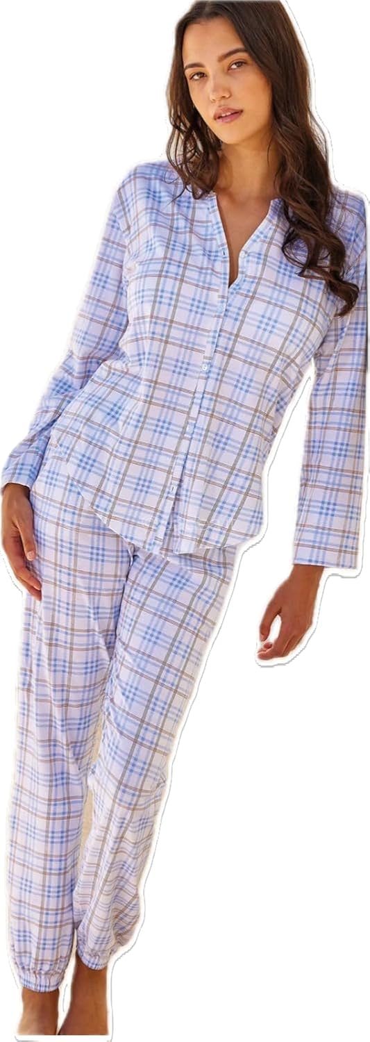 Generico Jadea Pigiama Donna Estivo con Pantalone Pescatore e Canotta