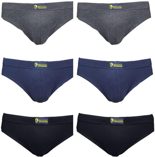 Navigare Slip 6 Pezzi Art. 574 - in Cotone BIELASTICO Soft - Linea Stretch Cotton Jersey - Colori Assortiti