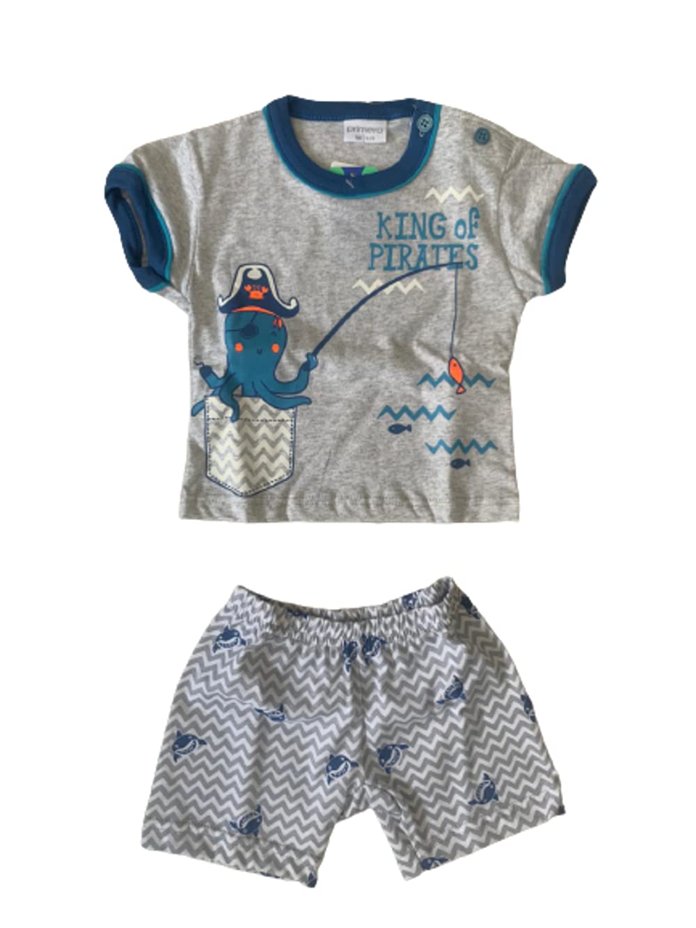 Pigiama Neonato Due Pezzi in Cotone Varie Taglie e Modelli - Primero - Home Shopping Italia 