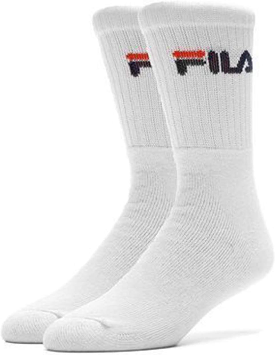 Fila tennis socks with logo bands, terry, unisex, 6 pairs (1 pack of 3 pairs) - Home Shopping Italia 