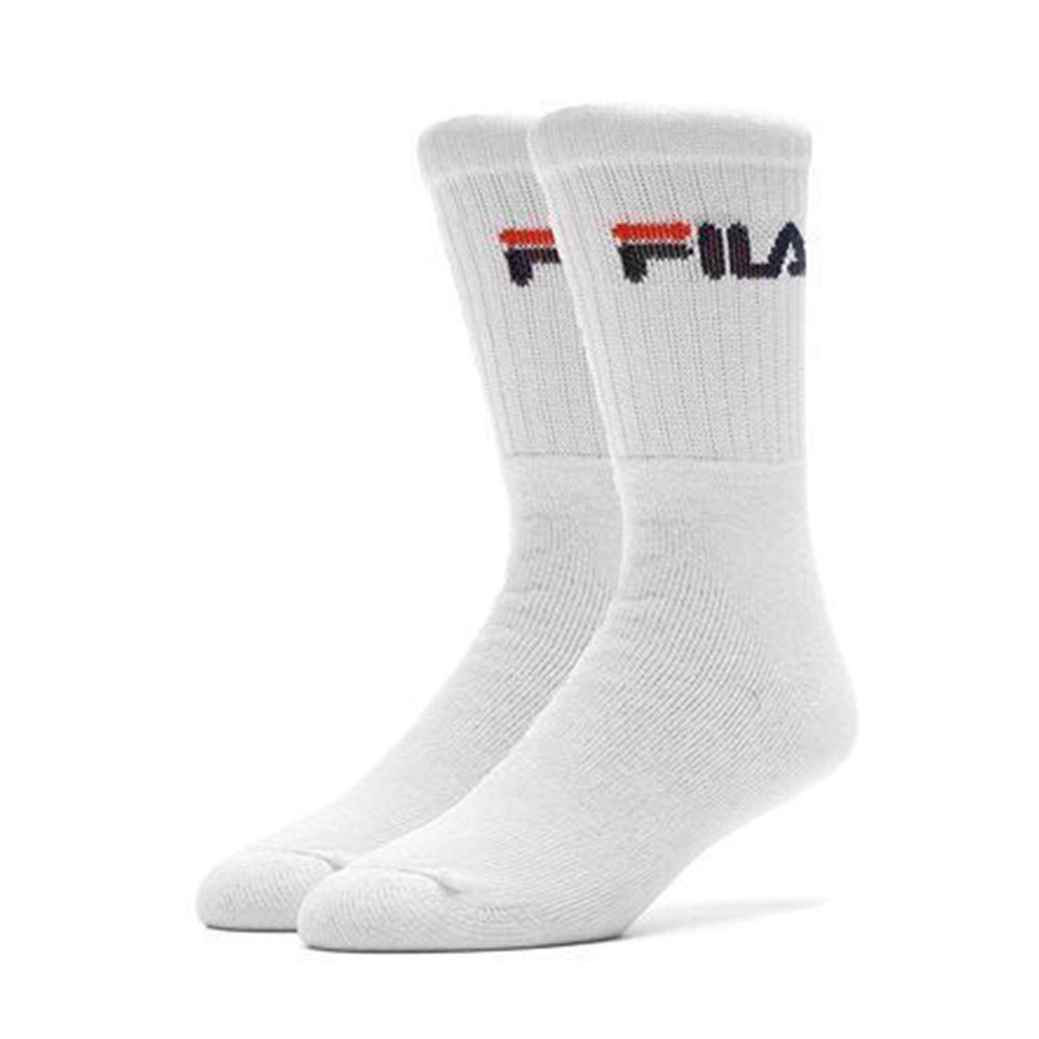 Fila tennis socks with logo bands, terry, unisex, 6 pairs (1 pack of 3 pairs) - Home Shopping Italia 