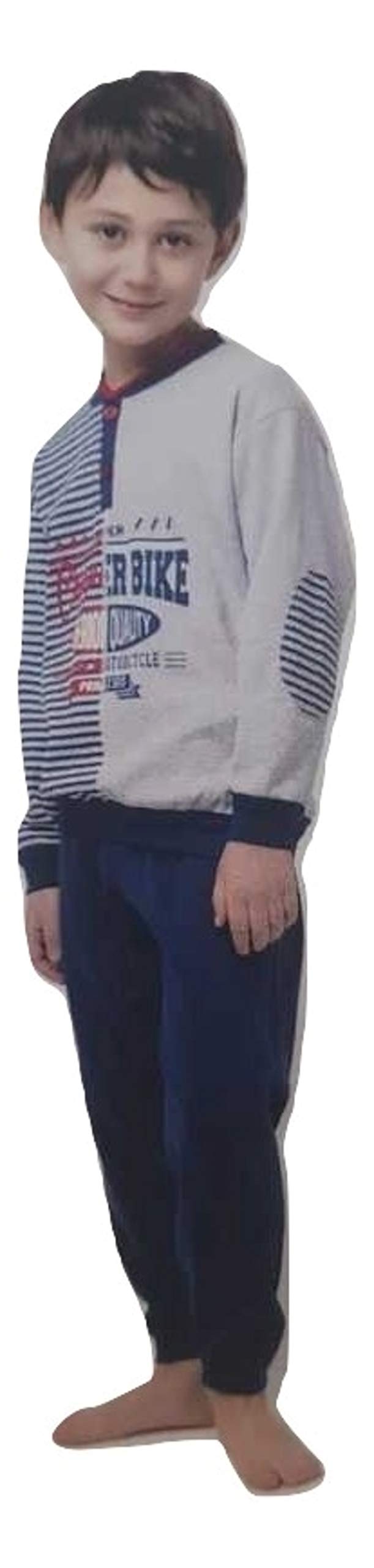 Uomo Pigiama Bambino Serafino Interlock 2 Pezzi - Primero Home Shopping Italia 