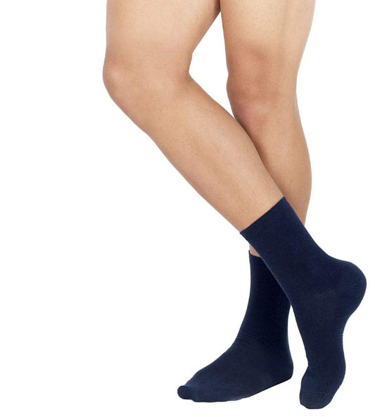 POMPEA Pack 6 Paia Fantasmini Uomo Blu Nero Bianco Cotone