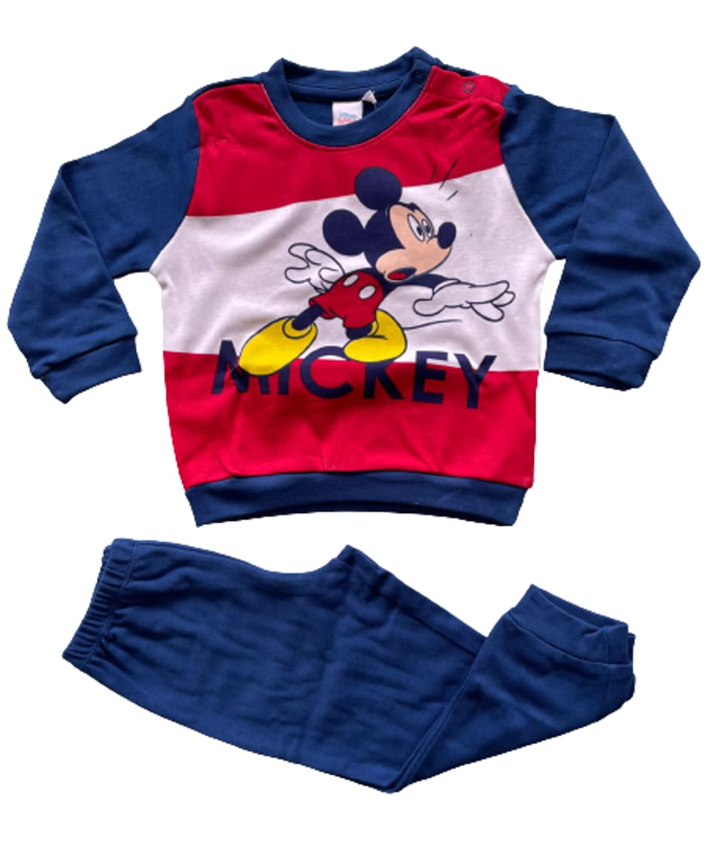 Pigiama neonato invernale lungo due pezzi varie taglie e modelli - Topolino - Home Shopping Italia 