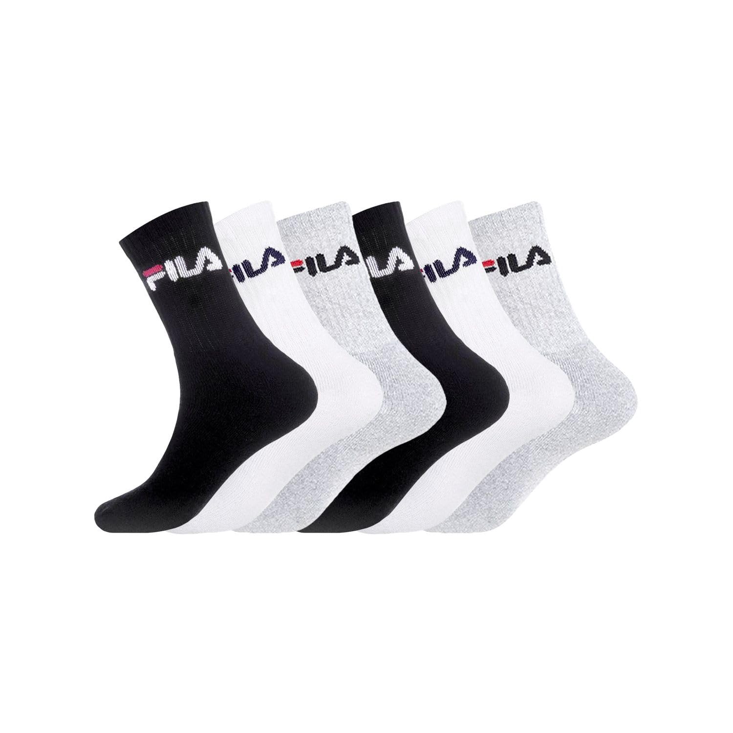 Fila Calze Sportive per Uomo (pacco da 6)