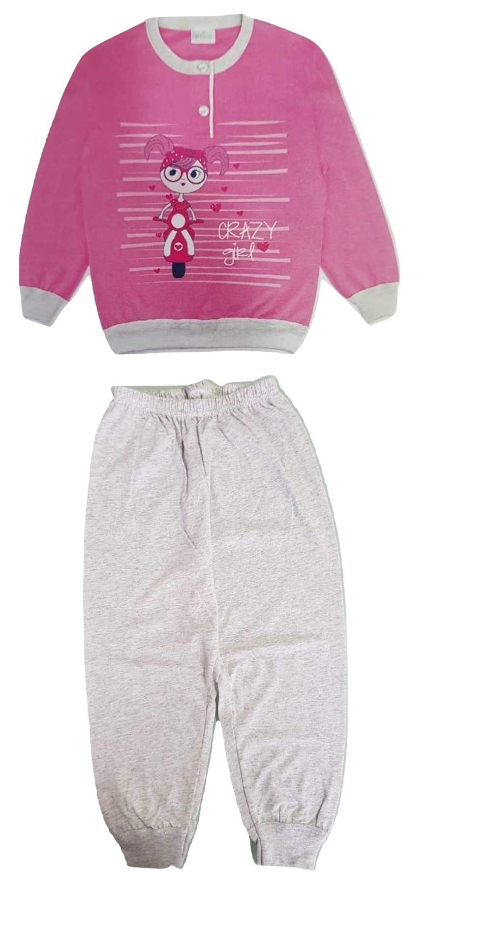 Sogno Sondesto Pigiama Bimba Ragazza Lungo Due Pezzi Cotone Jersey Vari Articoli - Home Shopping Italia 