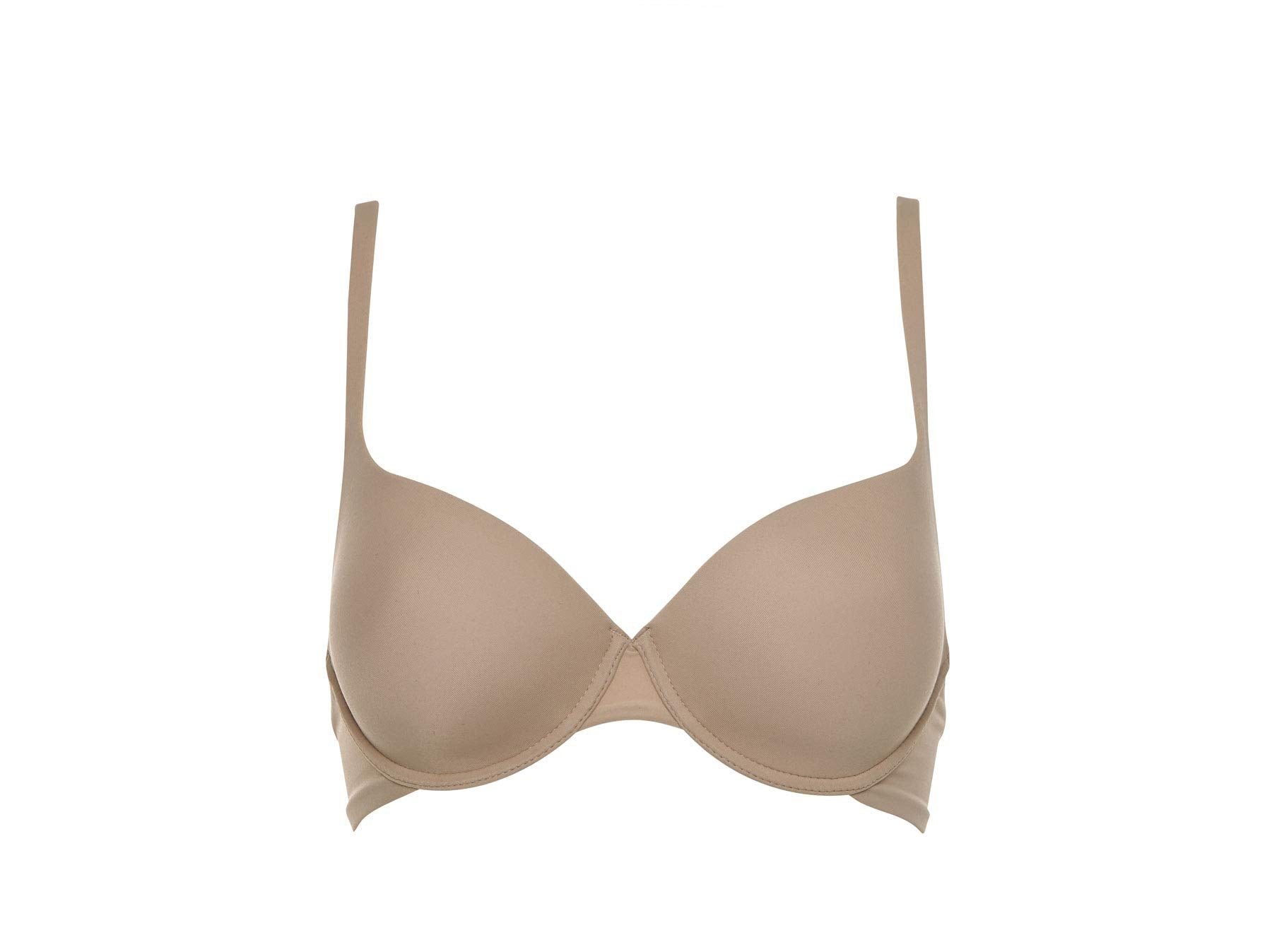 LORMAR Reggiseno Balconcino Mousse Liscio Coppa C - Realizzato in Microfibra con Ferretto e Coppa Preformata in Tessuto Strech Disponibile nei Colori Bianco, Nero e Nudo - Home Shopping Italia 