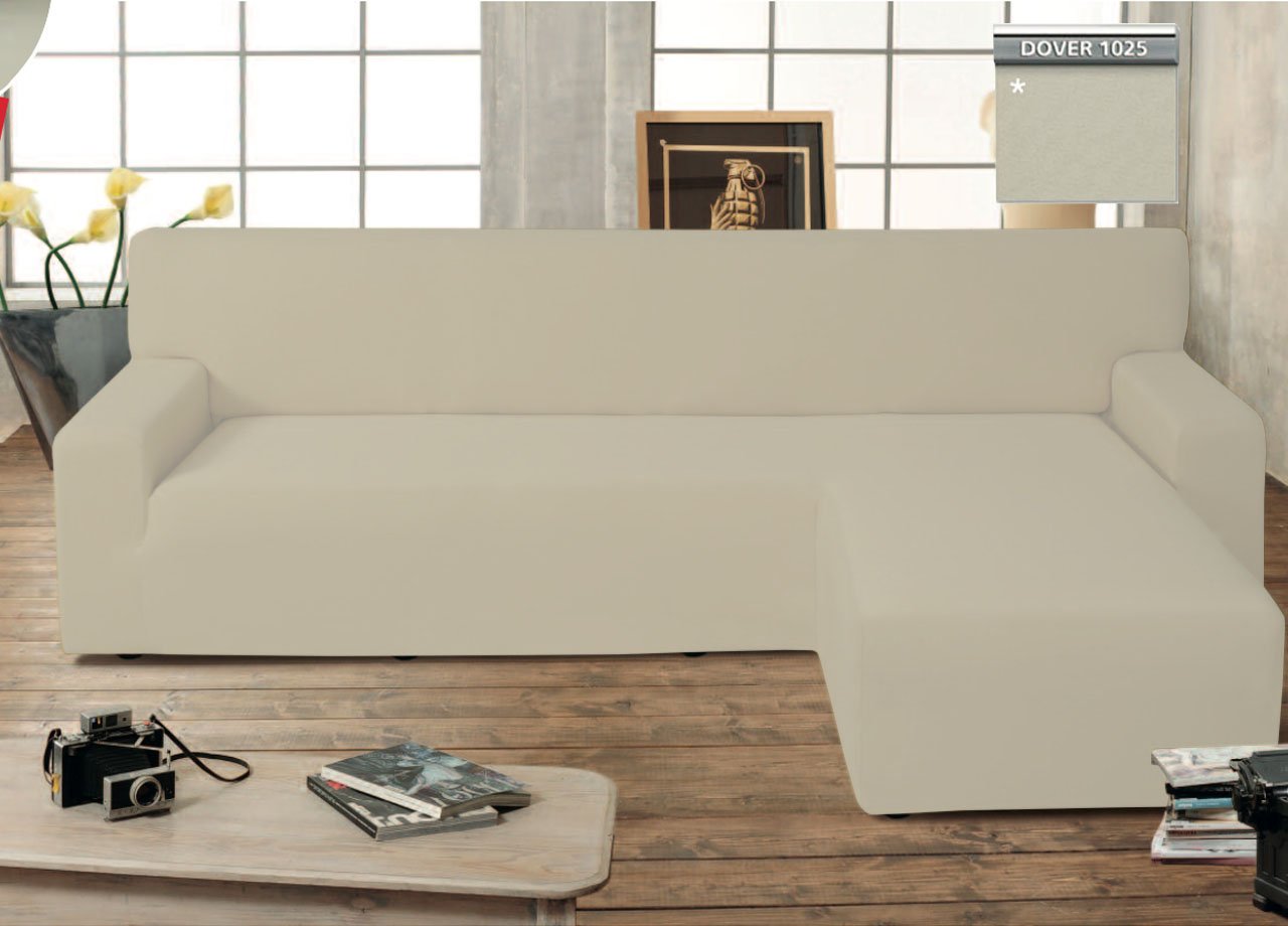 Copridivano Salvadivano Genius con Penisola Chaise Longue Modello Swing Dover Sinistra Dover