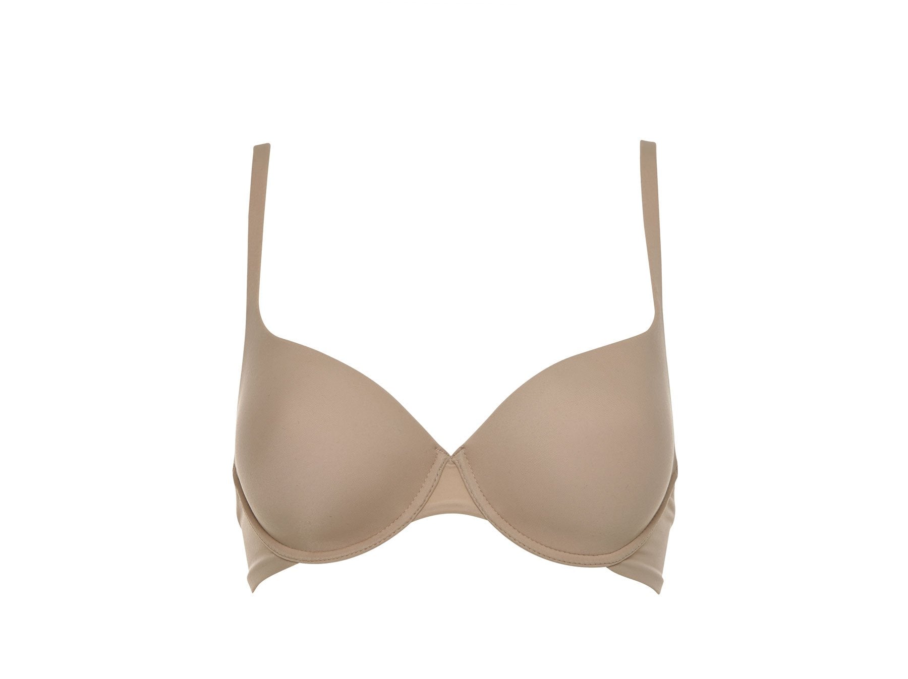 LORMAR Reggiseno Balconcino Mousse Liscio Coppa C - Realizzato in Microfibra con Ferretto e Coppa Preformata in Tessuto Strech Disponibile nei Colori Bianco, Nero e Nudo - Home Shopping Italia 