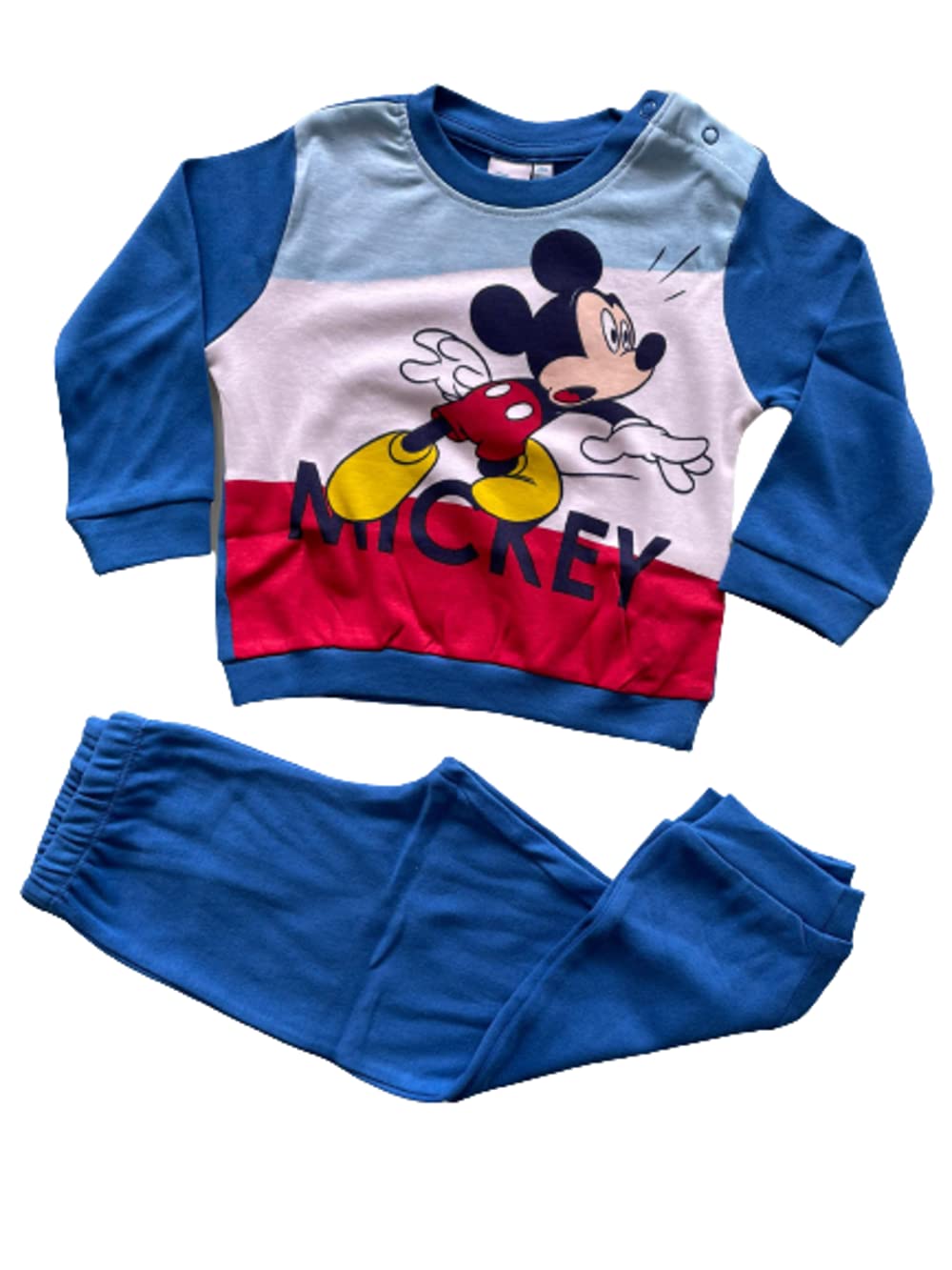 Pigiama neonato invernale lungo due pezzi varie taglie e modelli - Topolino - Home Shopping Italia 