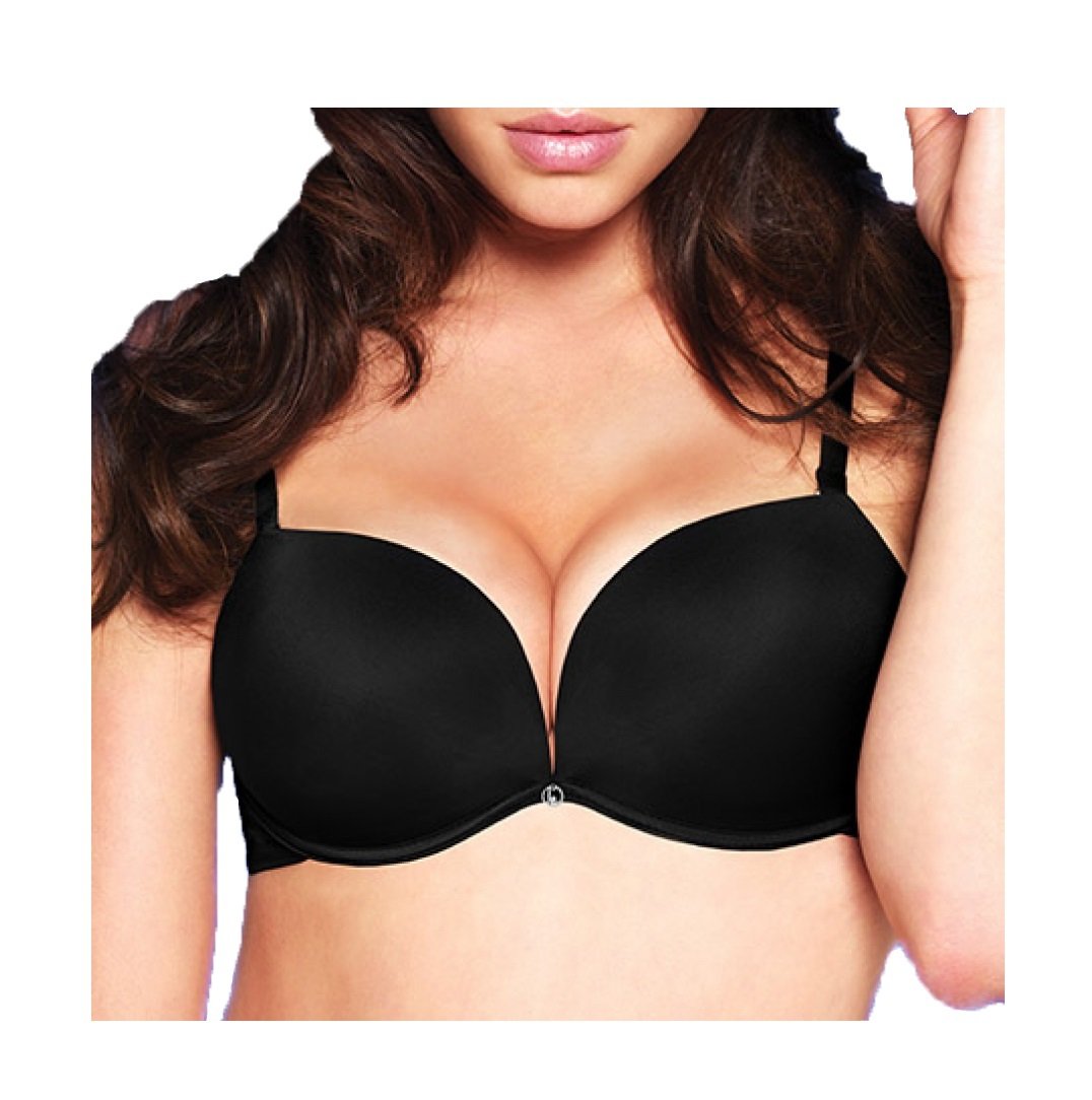 LORMAR Reggiseno Balconcino Double Liscio Coppe Super Push UP 2 Taglie in più Home Shopping Italia 