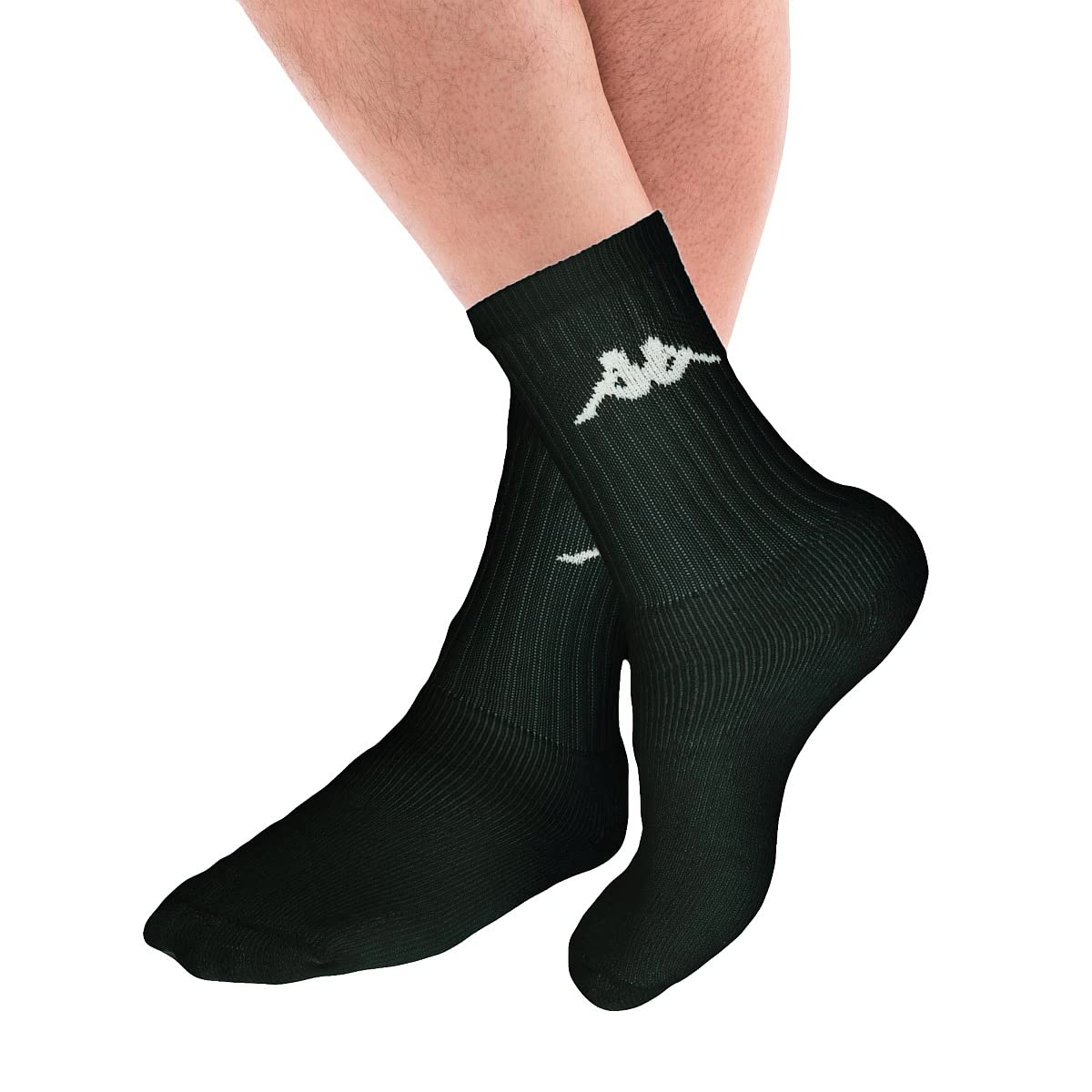 Kappa 6 Paia Calze Calzini Tennis in Spugna In Cotone Ring MOD. K002 Home Shopping Italia 