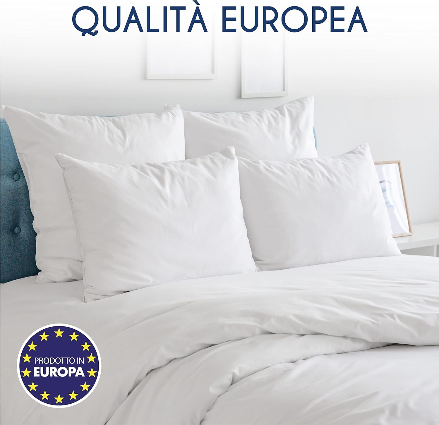 Copricuscini Letto Matrimoniale 50x80 Antiacaro Anallergico Made in EU & OEKO TEX by Dreamzie - Copriguanciale con Cerniera Impermeabili - Home Shopping Italia 