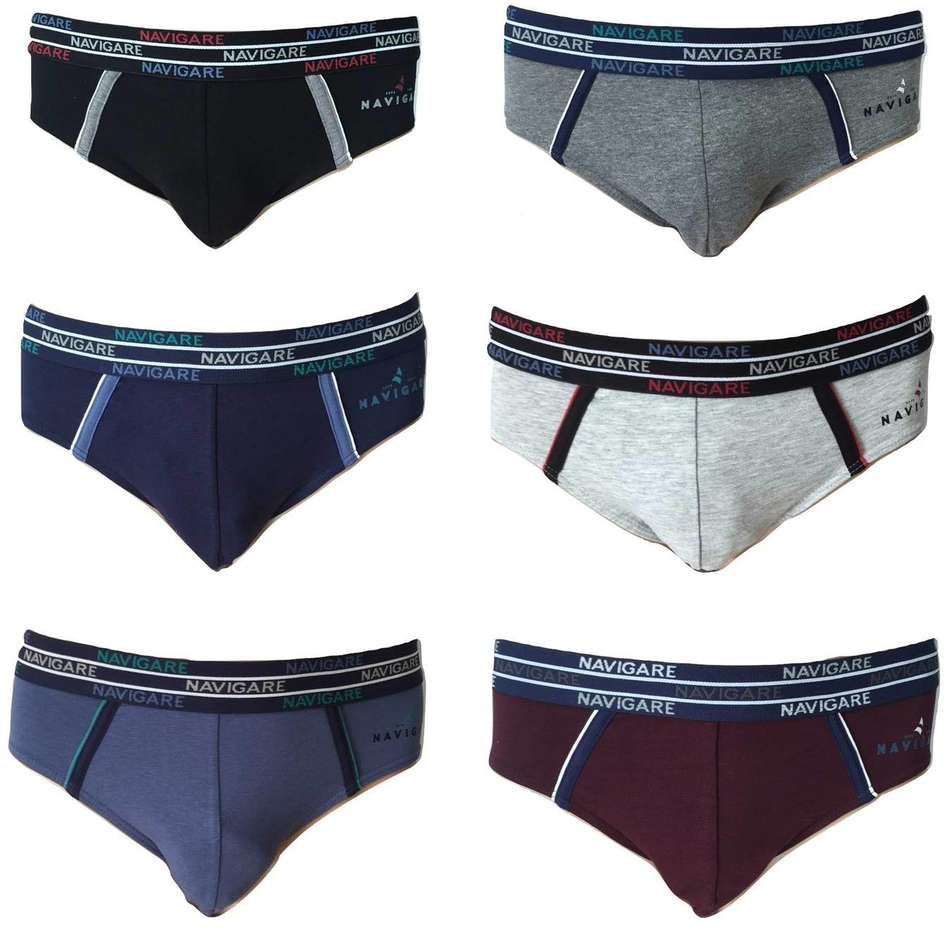 Navigare Slip (Pacco da 6) Uomo Home Shopping Italia 