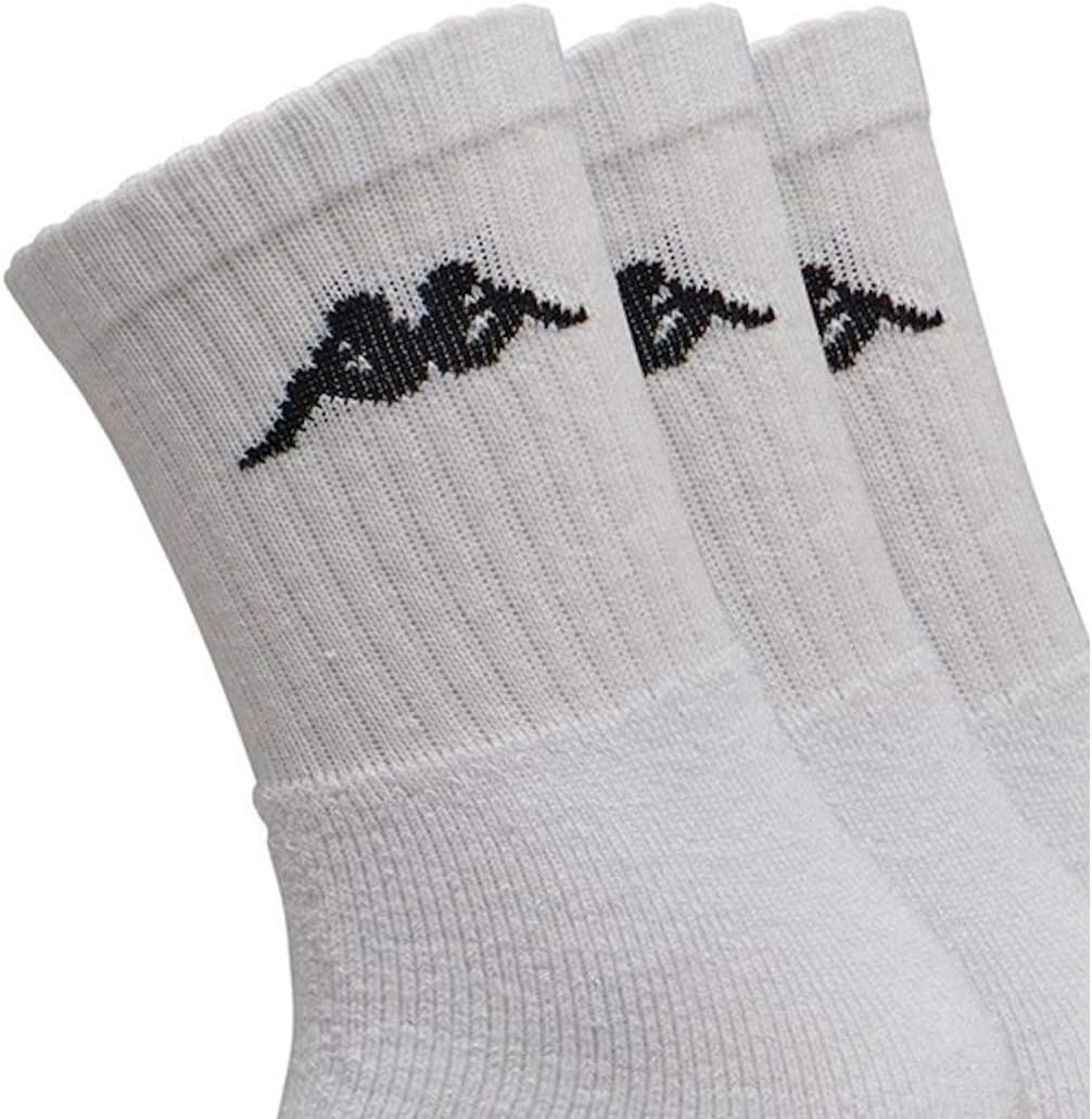 Kappa 6 Paia Calze Calzini Tennis in Spugna In Cotone Ring MOD. K002 Home Shopping Italia 