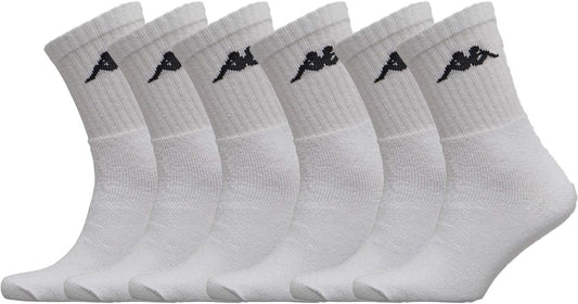 Kappa 6 Paia Calze Calzini Tennis in Spugna In Cotone Ring MOD. K002