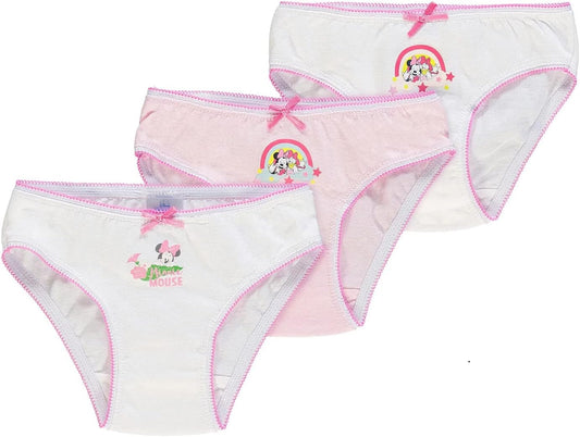 Ellepi Mutande Bambina Minnie Slip Intimo Mutandine Disney Bimba Anni Ragazza Cotone Ragazze Morbido Elastico Colori Bambini Regalo Compleanno Abbigliamento - Home Shopping Italia 
