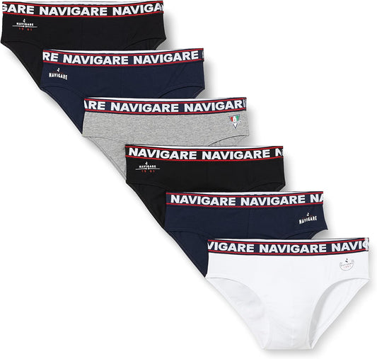 Navigare Slip (Pacco da 6) Uomo