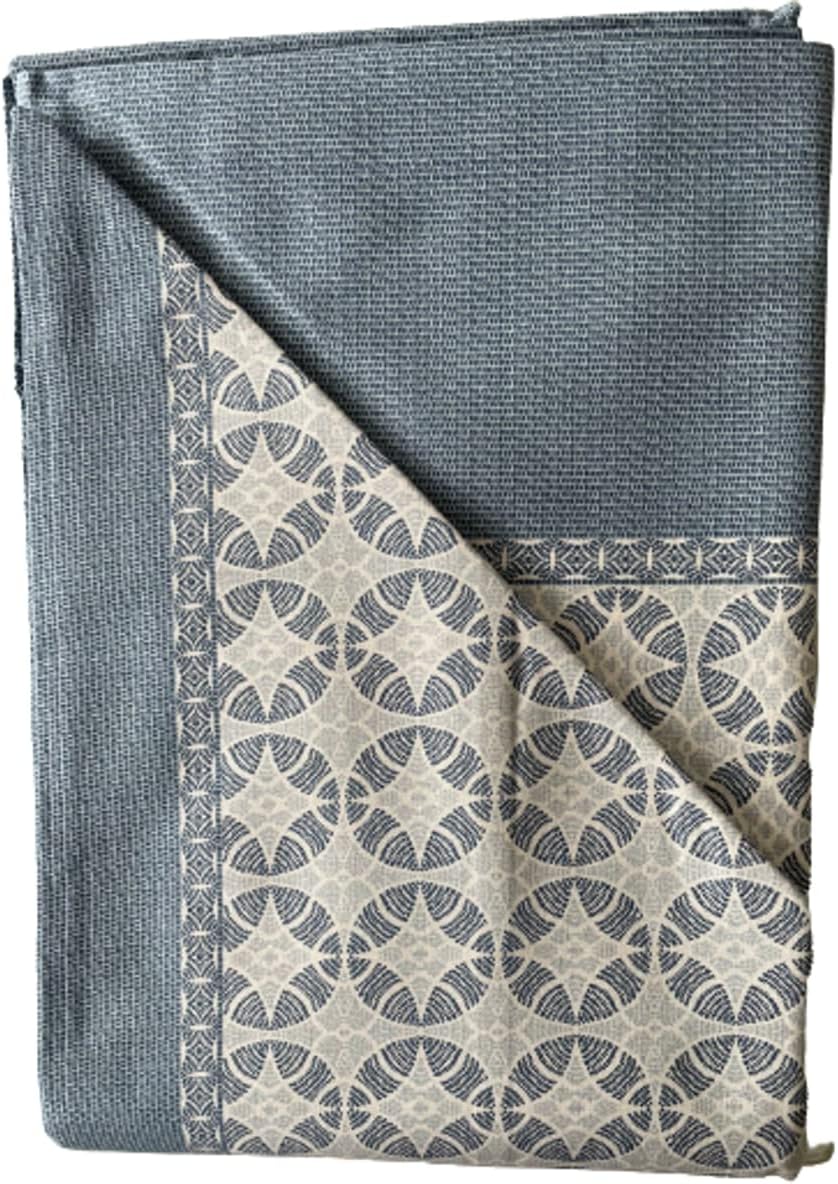 Completo lenzuola singolo cotone Linea Alba (Azzurro (Fantasia Astratta)) - Home Shopping Italia 