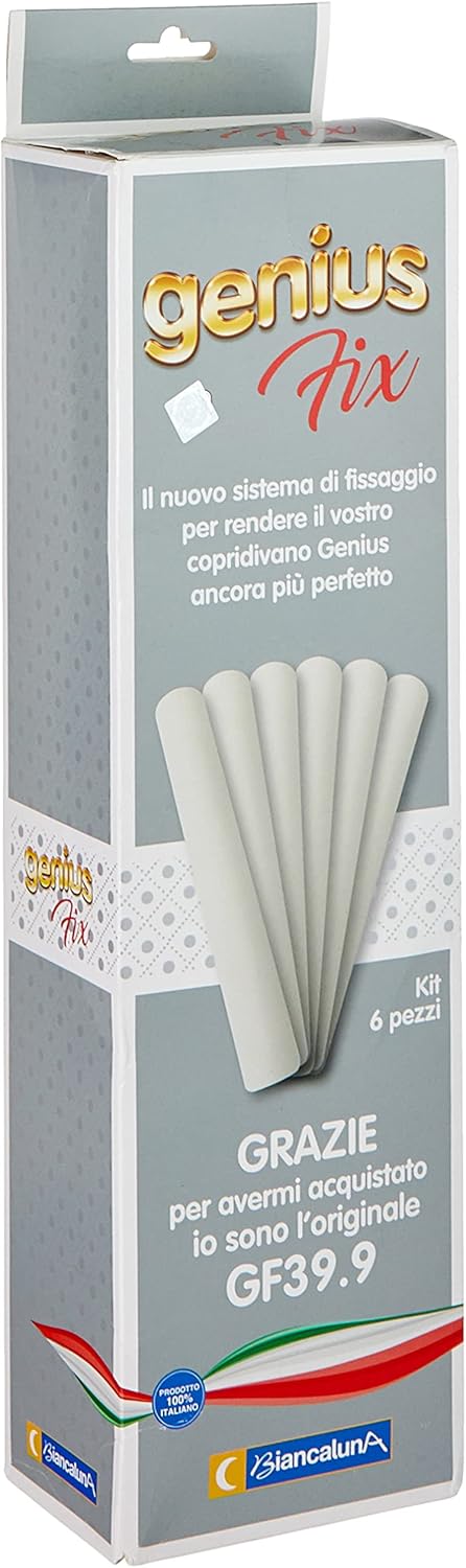 BIANCALUNA Genius Fix Sagoma Fermo Tendi Copridivano Cilindri Poliuretano