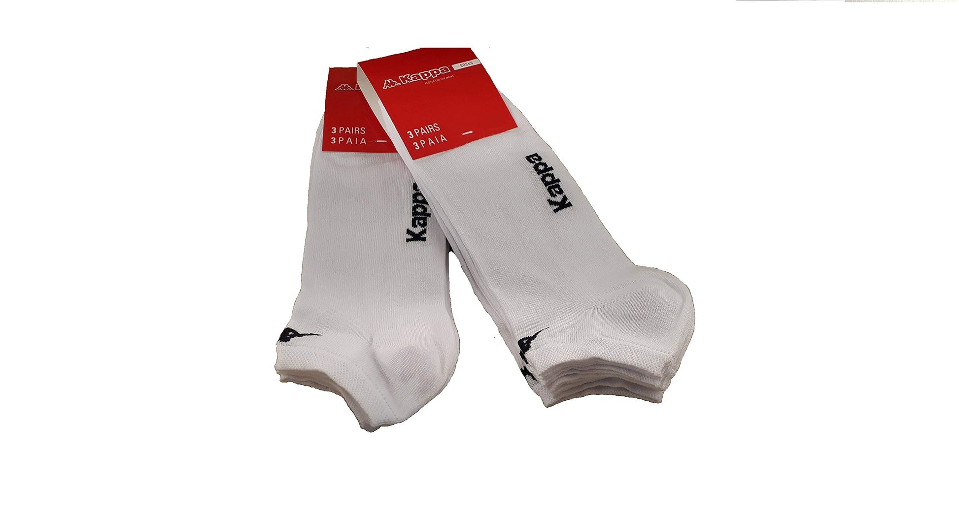 Kappa 6 Paia Calzini Fantasmini in cotone Unisex