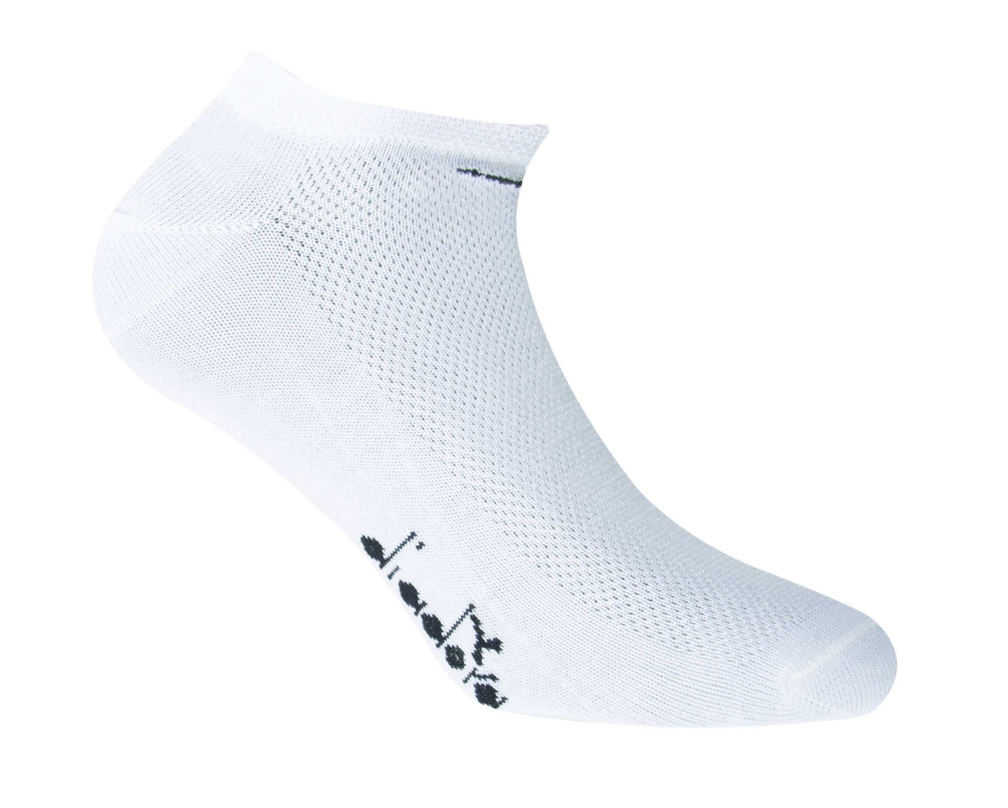 Diadora Calzini unisex da sneaker, confezione da 6 pezzi, cotone mercerizzato, logo, tinta unita - Home Shopping Italia 